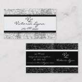 vorbereitet visitenkarte (Vorne/Hinten)