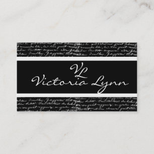 vorbereitet visitenkarte