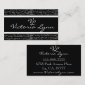 vorbereitet visitenkarte (Vorne/Hinten)