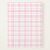 Vorbereitete Gingham-Geschenke für sie Personalisi Planer (Rückseite)