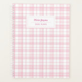 Vorbereitete Gingham-Geschenke für sie Personalisi Planer (Vorderseite)