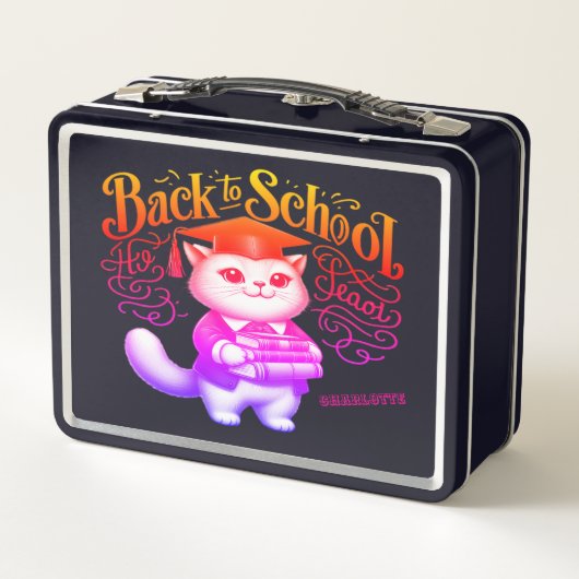 Vorbereitete Katze Lunchbox (Rückseite)
