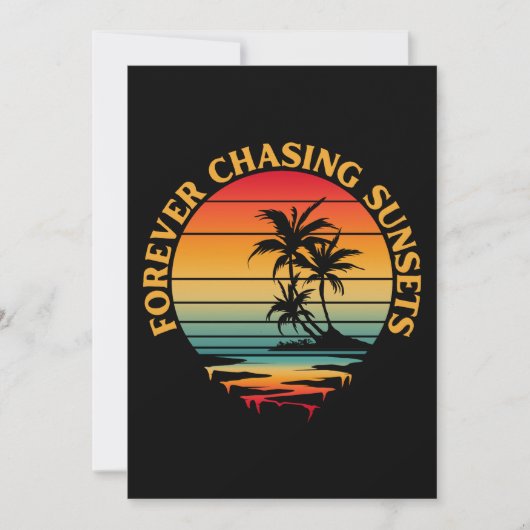 VORBEREITETE SUNSETS EINLADUNG (Vorderseite)