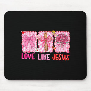 Vorbereitete Valentinstag-Christenliebe wie Jesus Mousepad