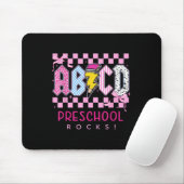 Vorbereiteter Rosa Schleife Abcd Vorschule Rocks B Mousepad (Mit Mouse)