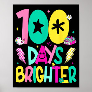 Vorbereitung 100 Tage Heller Glücklicher 100. Schu Poster