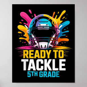 Vorbereitung auf den 5. Fußball Kinder erster Tag Poster