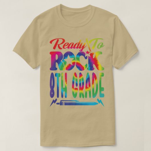 Vorbereitung auf den 8. Rang zurück zur Gefärbte K T-Shirt (Design vorne)