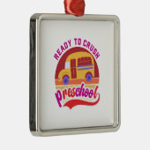 Vorbereitung auf den Absturz der Vorschule Ornament Aus Metall (Rechts)