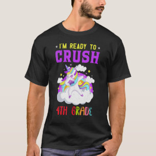 Vorbereitung auf den Crush 4. Grade Dabbing Einhor T-Shirt