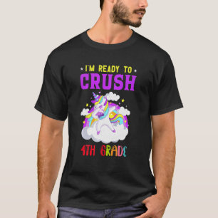 Vorbereitung auf den Crush 4. Grade Dabbing Einhor T-Shirt