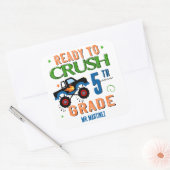 Vorbereitung auf den Crush 5. Quadratischer Aufkleber (Umschlag)