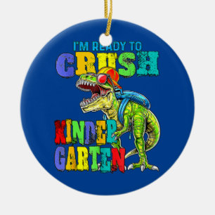 Vorbereitung auf den Crush Kindergarten Dinosaurie Keramik Ornament