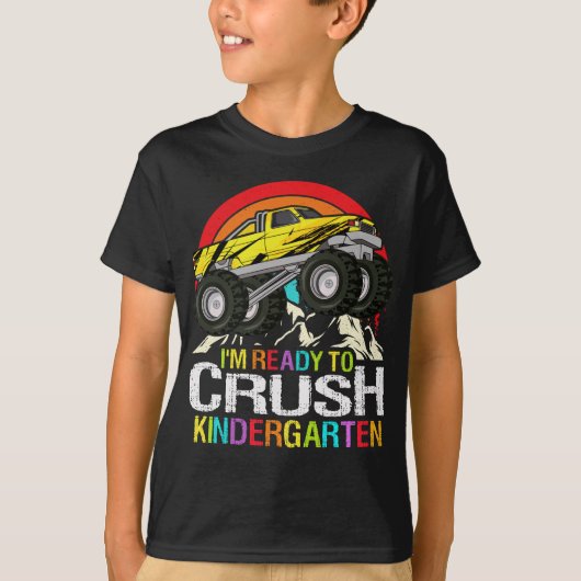 Vorbereitung auf den Crush Kindergarten-Monster T-Shirt (Vorderseite)