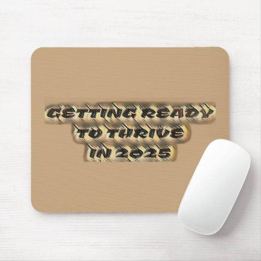 Vorbereitung auf den Erfolg im Jahr 2025 Mousepad (Mit Mouse)