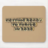 Vorbereitung auf den Erfolg im Jahr 2025 Mousepad (Vorne)