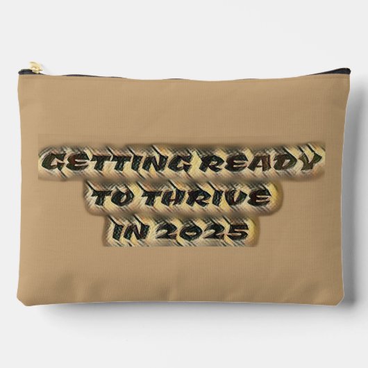 Vorbereitung auf den Erfolg im Jahr 2025 Zubehörtasche (Vorderseite)