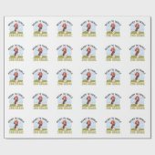 Vorbereitung auf den Kampf gegen die 2. Klasse Fuß Geschenkpapier (Flach)