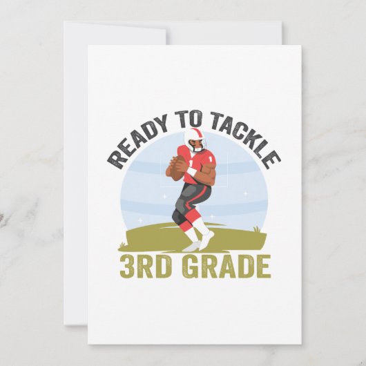 Vorbereitung auf den Kampf gegen die 3. Klasse Fuß Ankündigung (Vorderseite)