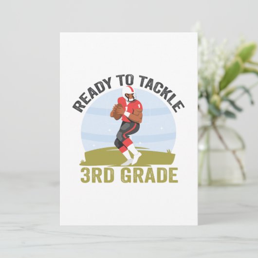 Vorbereitung auf den Kampf gegen die 3. Klasse Fuß Ankündigung (Stehend Vorderseite)