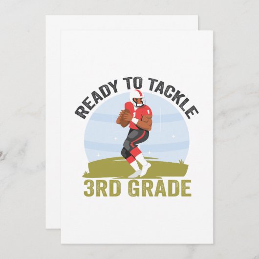 Vorbereitung auf den Kampf gegen die 3. Klasse Fuß Ankündigung (Vorne/Hinten)