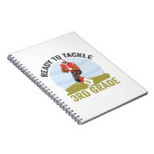 Vorbereitung auf den Kampf gegen die 3. Klasse Fuß Notizblock (Rechte Seite)