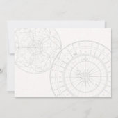 Vorbereitung auf den Start L der ersten Hochzeitsf Einladung (Rückseite)