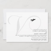 Vorbereitung auf den Start V Einladung zur Hochzei (Vorderseite)