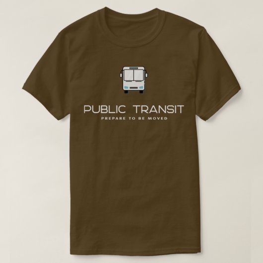 Vorbereitung auf den Verkehr im öffentlichen Verke T-Shirt (Design vorne)