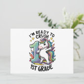 Vorbereitung auf den Zusammenbruch des ersten Schu Einladung (Stehend Vorderseite)