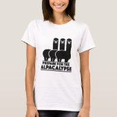 Vorbereitung auf die Alpacalypse T-Shirt (Vorderseite)