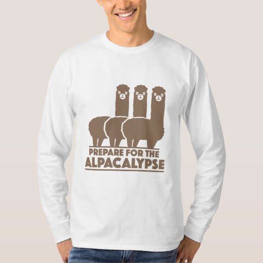 Vorbereitung auf die Alpacalypse T-Shirt (Vorderseite)