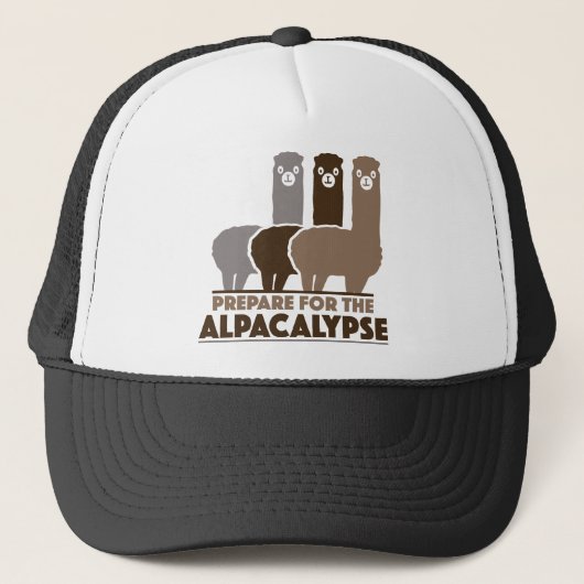 Vorbereitung auf die Alpacalypse Truckerkappe (Vorderseite)