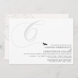 Vorbereitung auf die erste C-Hochzeit Einladung