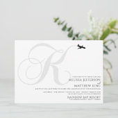 Vorbereitung auf die erste Einladung zur Hochzeit  (Stehend Vorderseite)