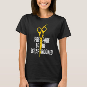 Vorbereitung auf die Schere T-Shirt