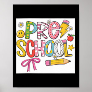 Vorbereitung auf die Schule Coquette Vorschule Mäd Poster