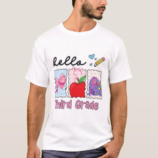 Vorbereitung auf die Schule Hallo Drittklässler-Le T-Shirt