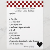 Vorbereitung auf die Tour Rezept Saubere Sahne Flyer (Vorne)