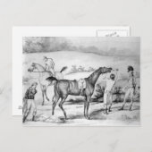 Vorbereitung auf ein Rennen Postkarte (Vorne/Hinten)