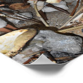 Vorbereitung auf eine prähistorische Jagd. Poster (Ecke)