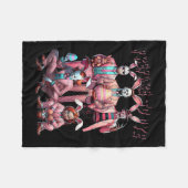 Vorbereitung auf Groovy Dye Funny Bunny Oaster Hor Fleecedecke (Vorderseite (Horizontal))