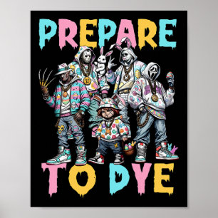 Vorbereitung auf Groovy Dye Funny Bunny Oaster Hor Poster
