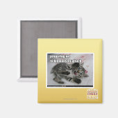 Vorbereitung auf Ticklemonsterattacken Magnet (Vorderseite/Rückseite)