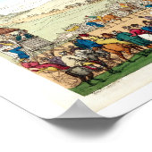 Vorbereitung auf Vintages Pferderennen Poster (Ecke)