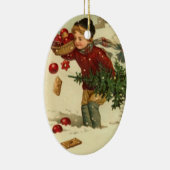 Vorbereitung auf Weihnachten Keramikornament (Rechts)
