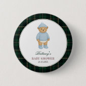 Vorbereitung-Bär-Baby-Party-Button Button (Vorderseite)