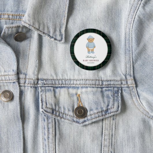Vorbereitung-Bär-Baby-Party-Button Button (Beispiel)