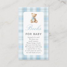 Vorbereitung Bär Junge Baby Shower Bücher für Baby