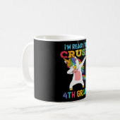 Vorbereitung Crush 4. Klasse Back School Einhorn E Kaffeetasse (Vorderseite Links)